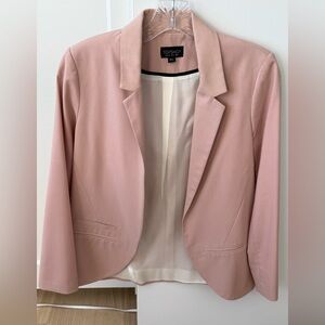 Topshop Blazer – Pale Pink, US Size 4